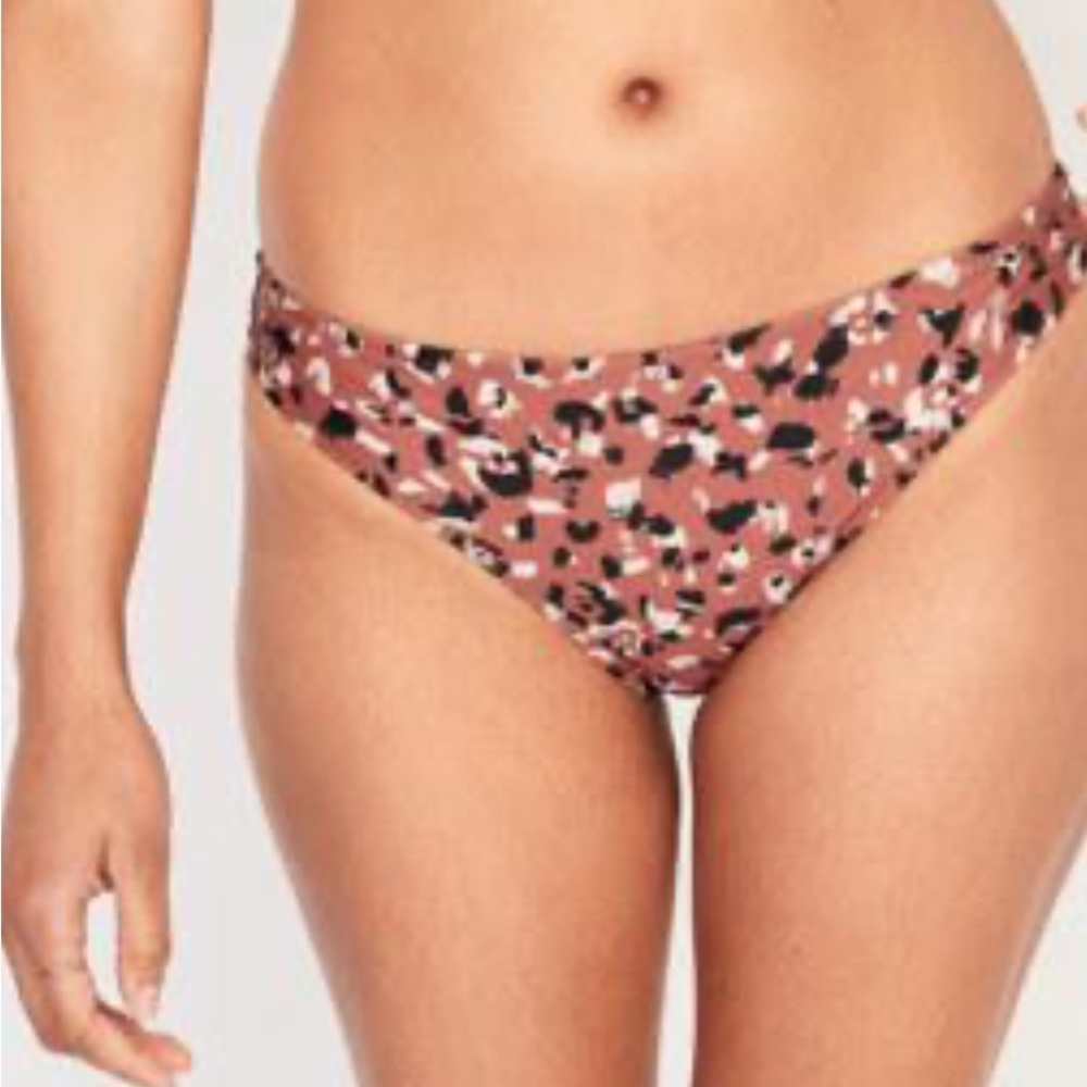 Old Navy Women’s Animal Print Leopard Swim Suit Bottom Size XLarge Full Coverage